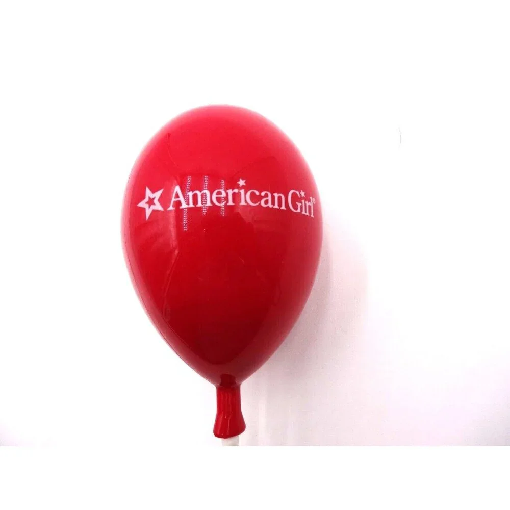 American Girl Doll Birthday Party Red Plastic‎ Balloon Retired
